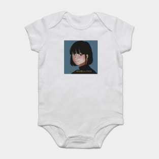 Aesthetic Anime "Short Hair Girl" Baby Bodysuit